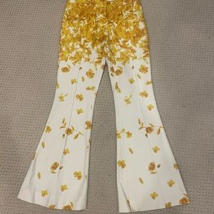 Alexis Yellow Flowered Pants